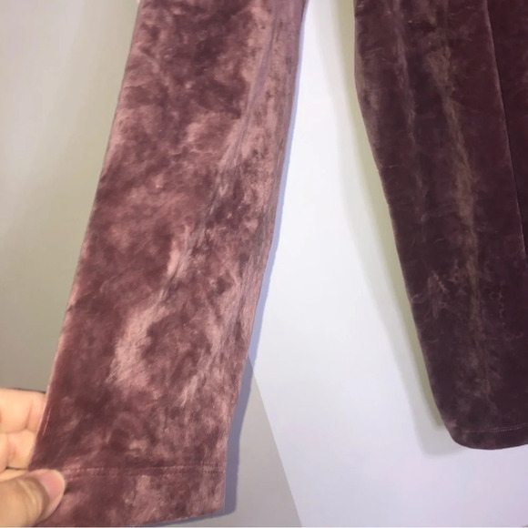 Purejill Sweater Tunic Velour L Cowl Neck Pinkish Purple Pullover Long Sleeves - Picture 6 of 9